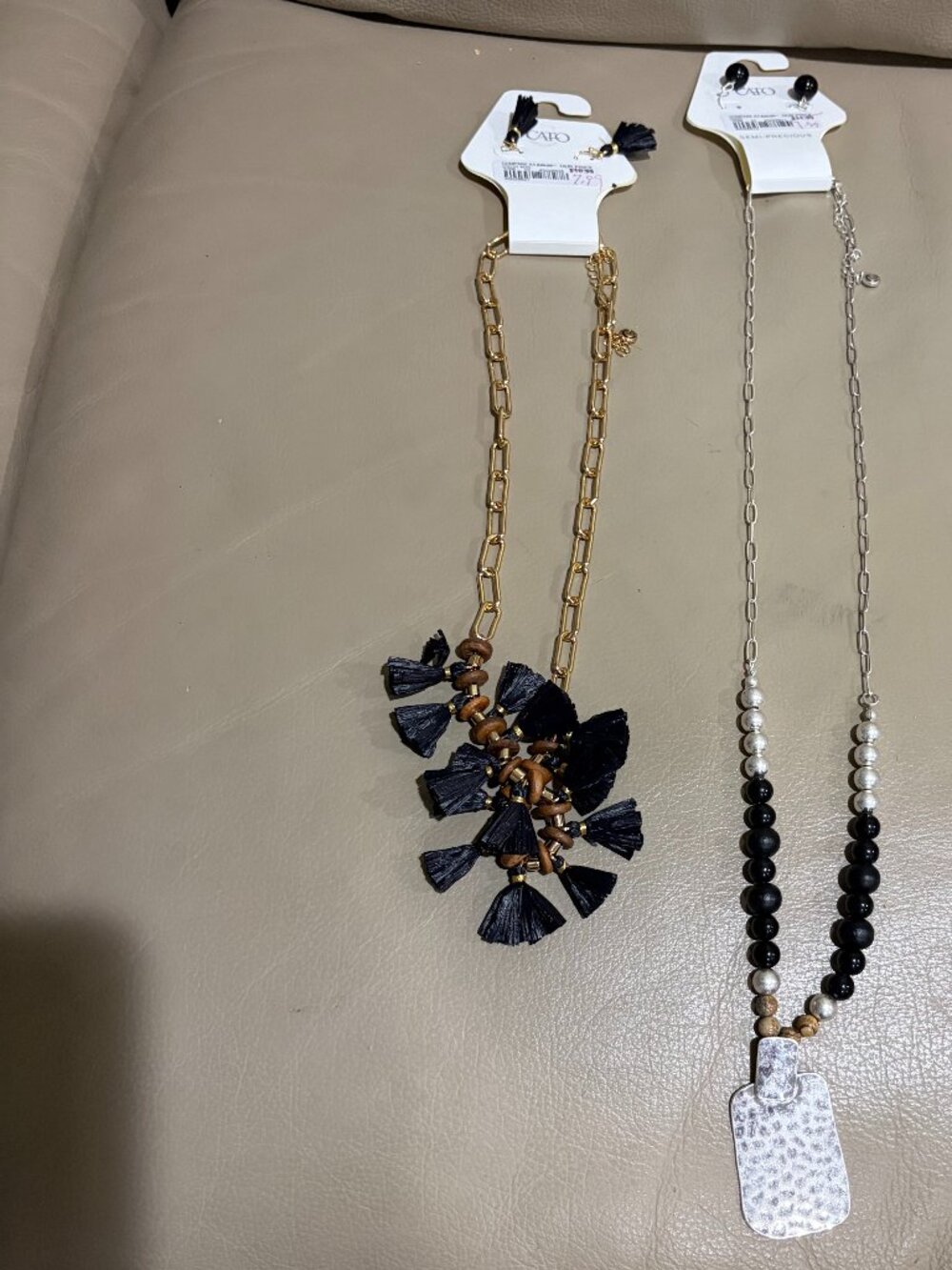 CATO neckless & earring sets